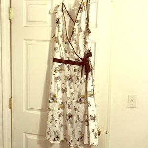 Cityscape wraparound dress size 14